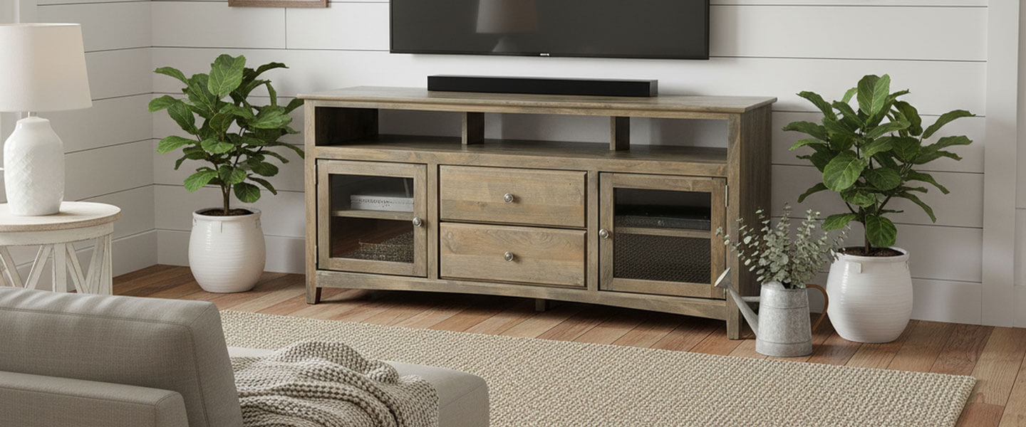 SHAKER ENTERTAINMENT AND OCCASIONAL TABLES Image