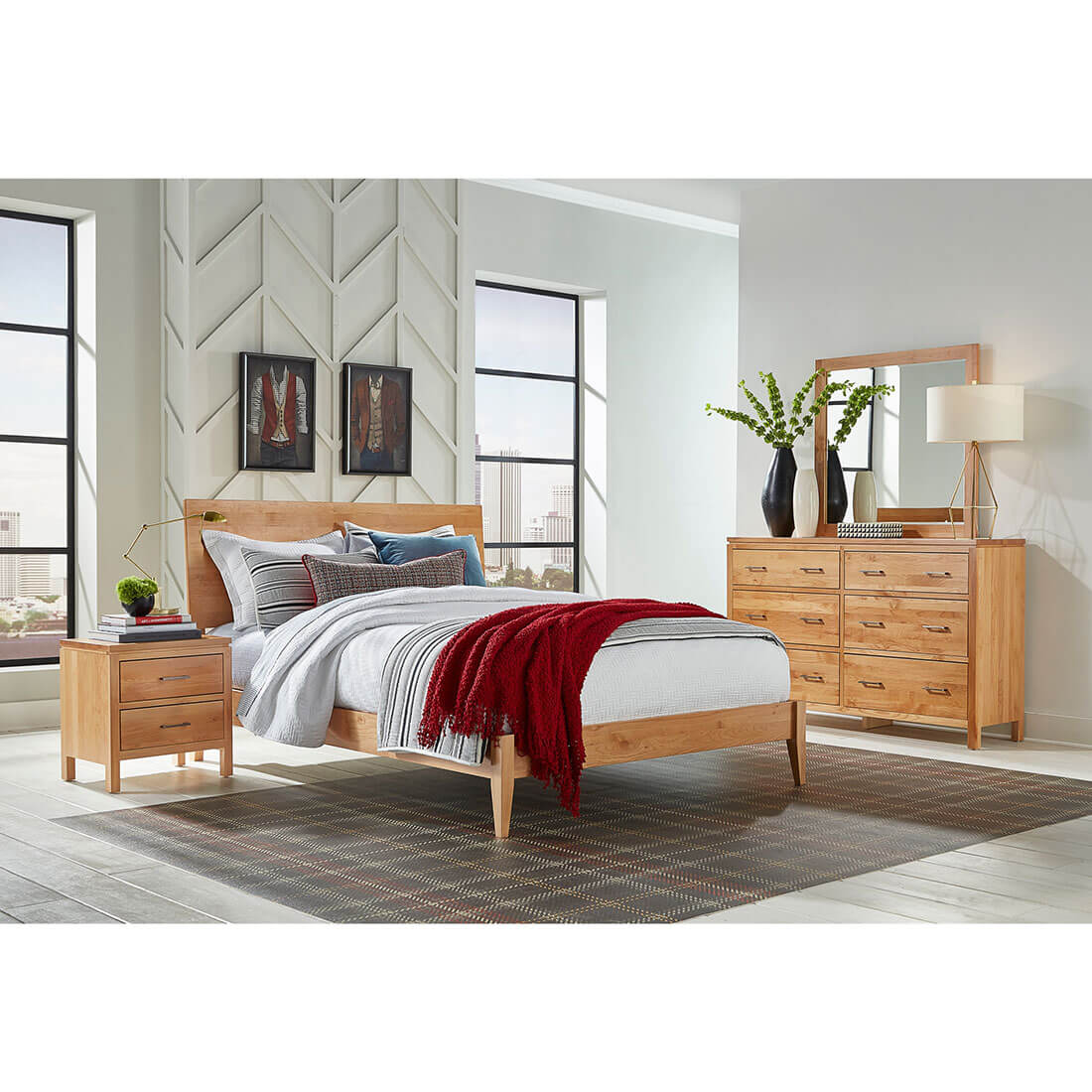 2 WEST MODERN PLATFORM BED Image