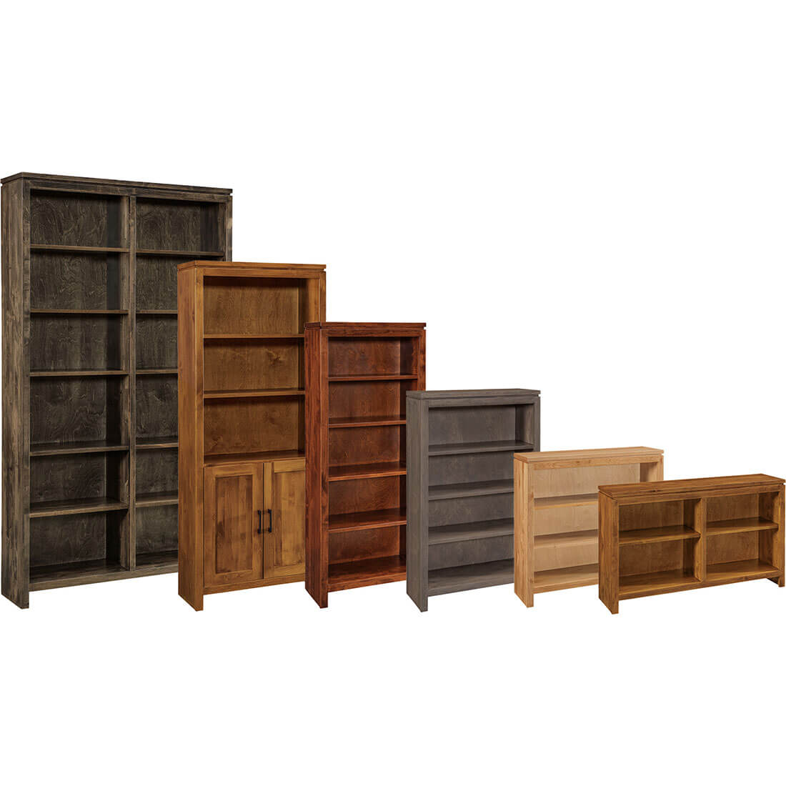 ALDER 2 WEST MODERN BOOKCASES Image